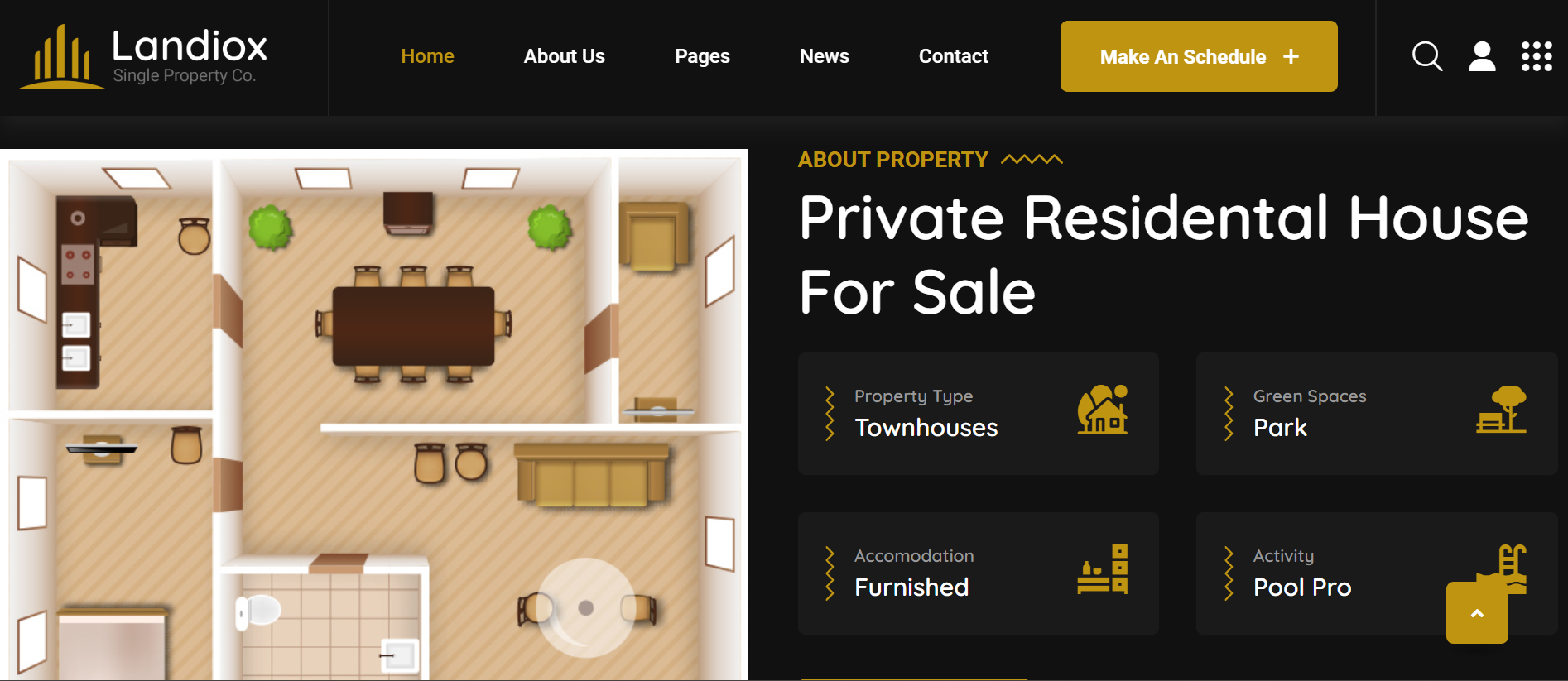 Real estate website for NYC company